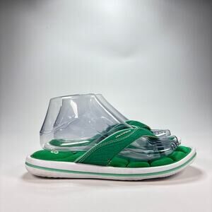 New Balance Green Athletic Flip Flops Comfort Sandals Casual Shoes Womens Size 7
